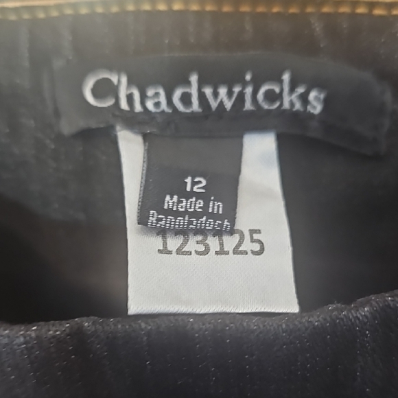 Chadwicks Black Flare Jeans - Picture 2 of 6